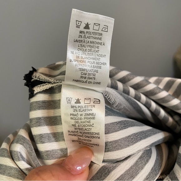 CYNTHIA ROWLEY Cropped Black And White Pallazzo Pants SZ/6 - Picture 7 of 13